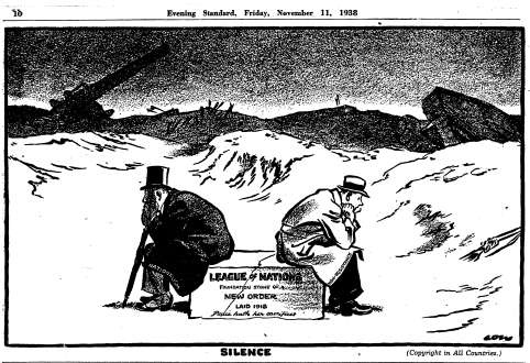 Cartoon: failure of the League